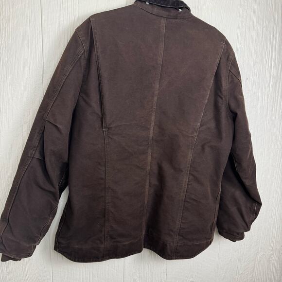 CARHARTT WC061 Women’s XL Brown Sherpa Lined Sandstone Ridge Coat Detroit Jacket - Picture 14 of 16